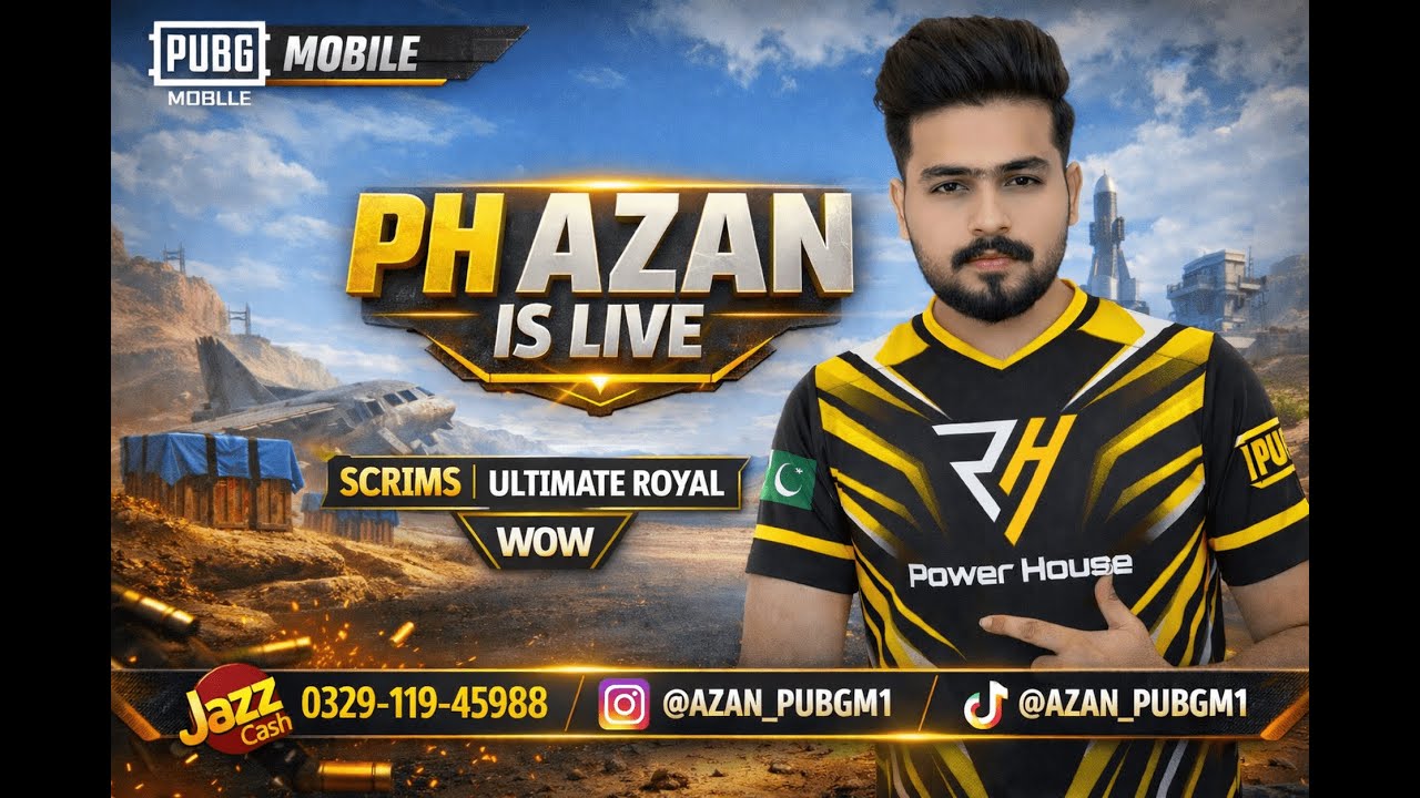 TOURNAMENT MATCHES LIVE PH AZAN is Live IGL POV