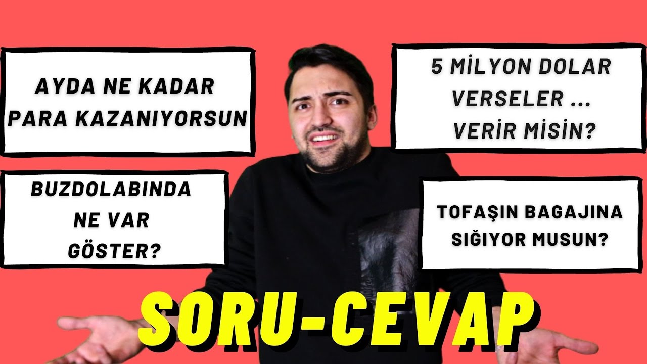 ÇOK BEKLENEN SORU CEVAP VİDEOSU