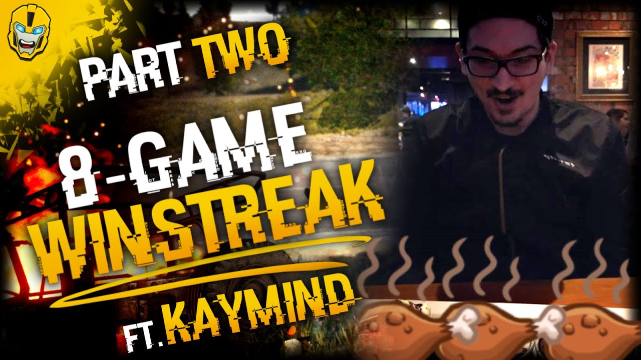 Kaymind & DrasseL win 8 PUBG Games in a row?! pt. 2