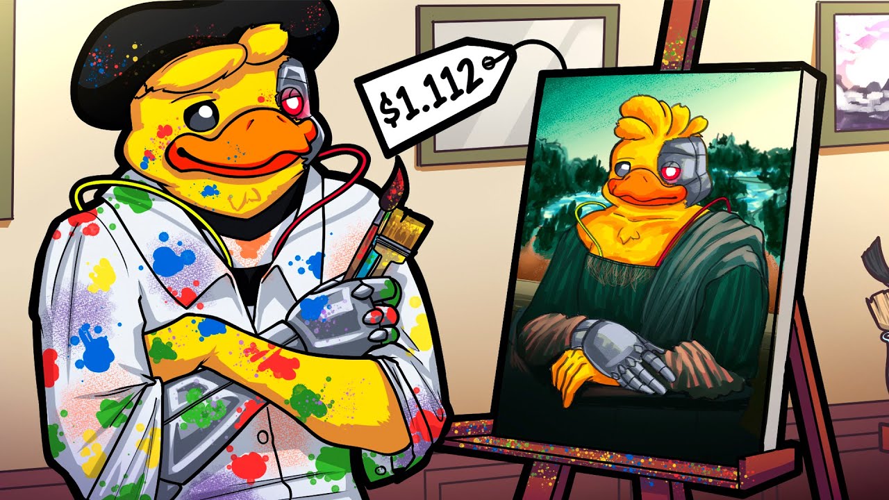 VENDO una PINTURA de PATO HORNEADO a $1112 DÓLARES