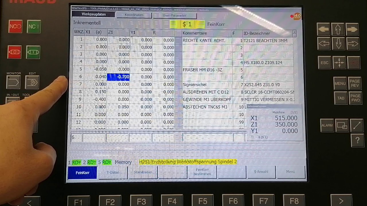 Auswertung ATC Testteil
