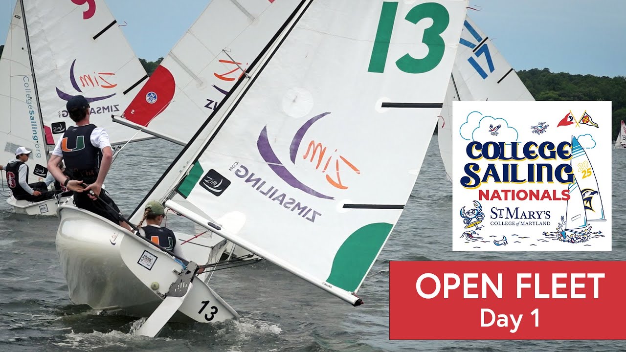 Национальные соревнования ICSA Open Fleet Race 2025 — вторник, день 1
