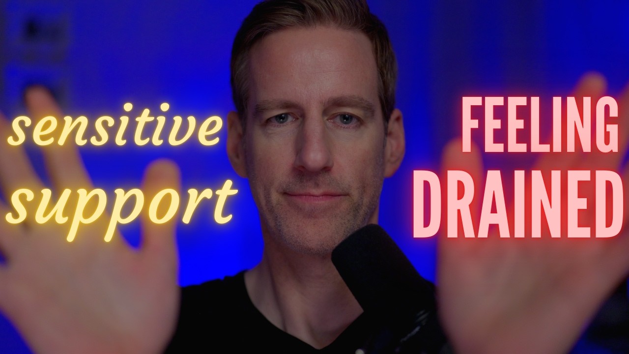 ASMR Sensitive Support: A Safe Space When You Feel Drained (heart release, soft-spoken male voice)