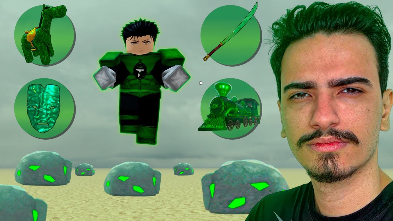 USEI APENAS ITENS VERDES pra ZERAR o DEAD RAILS Roblox 💚❇️