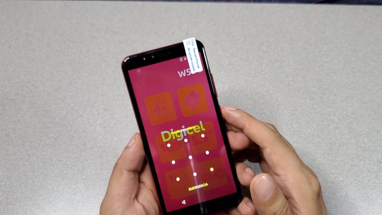 Hard Reset UNONU o como quitar PIN o Patron UNONU W55G