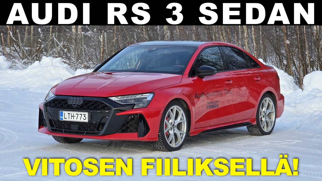 Audi RS 3 koeajo - Vitosen turbo-voimaa!