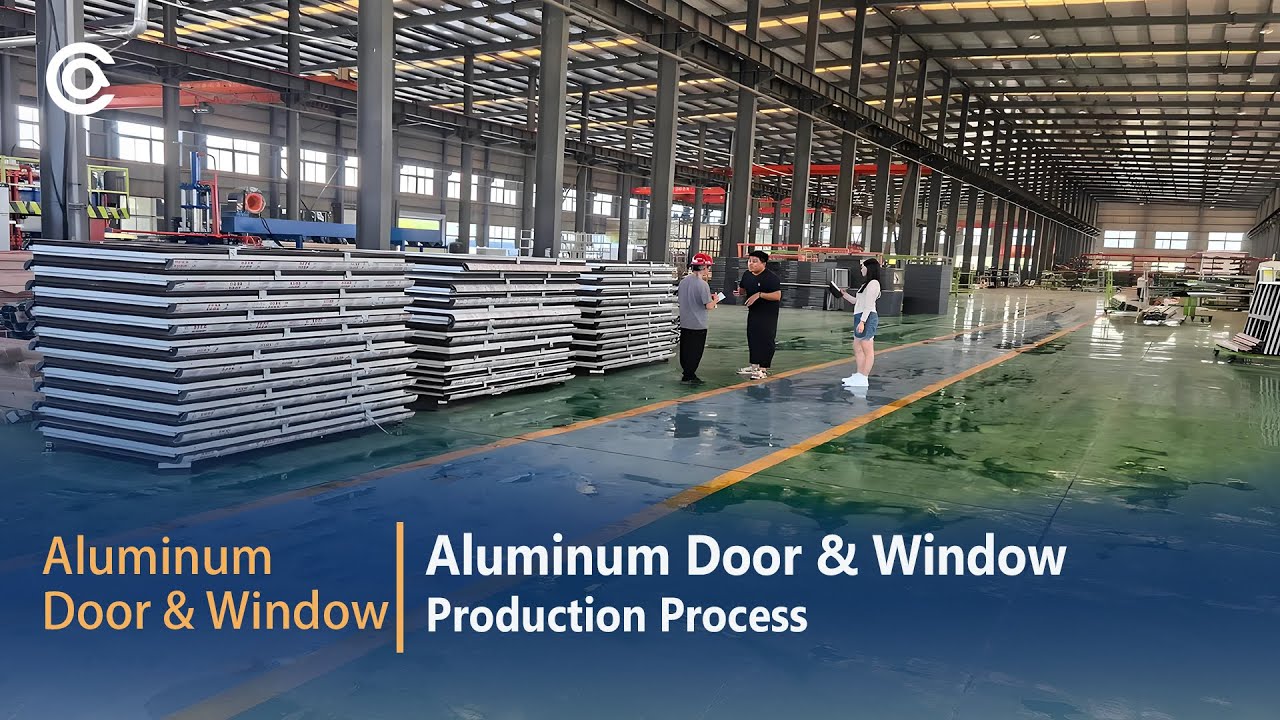 Aluminum Window & Door Manufacturing Process#aluminumwindow #windowfactory