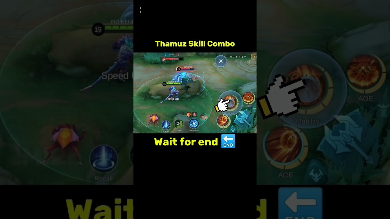 Thamuz Skill Combo Tutorial Mobile Legends #ml2b #mlbb #mobilelegends #thamuz