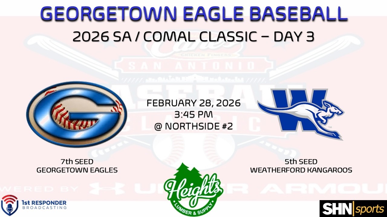 HS Baseball - Georgetown Eagles vs. Weatherford Kangaroos - 02.28.2026