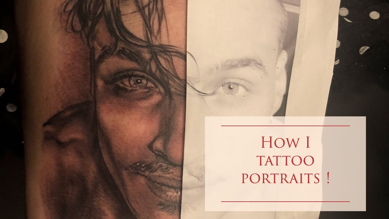 HOW I TATTOO THIS PORTRAIT/TATTOO TIMELAPSE