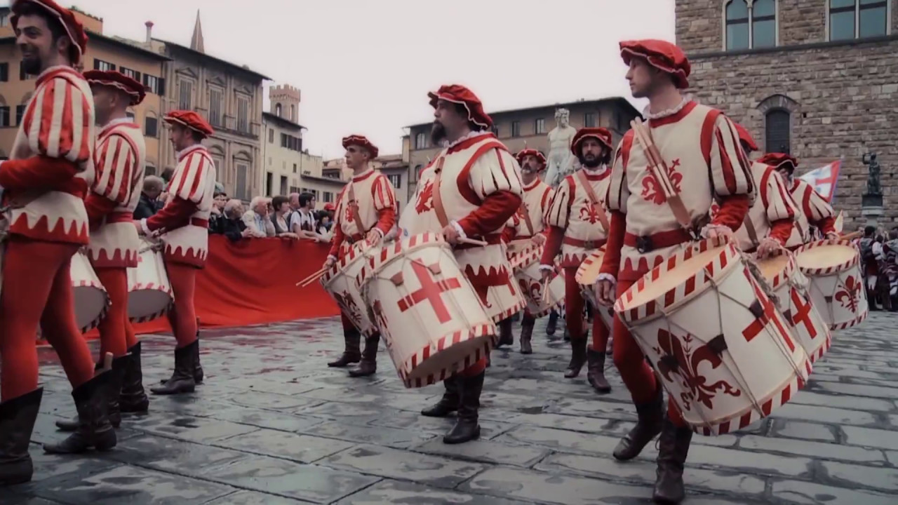 The flag-throwers