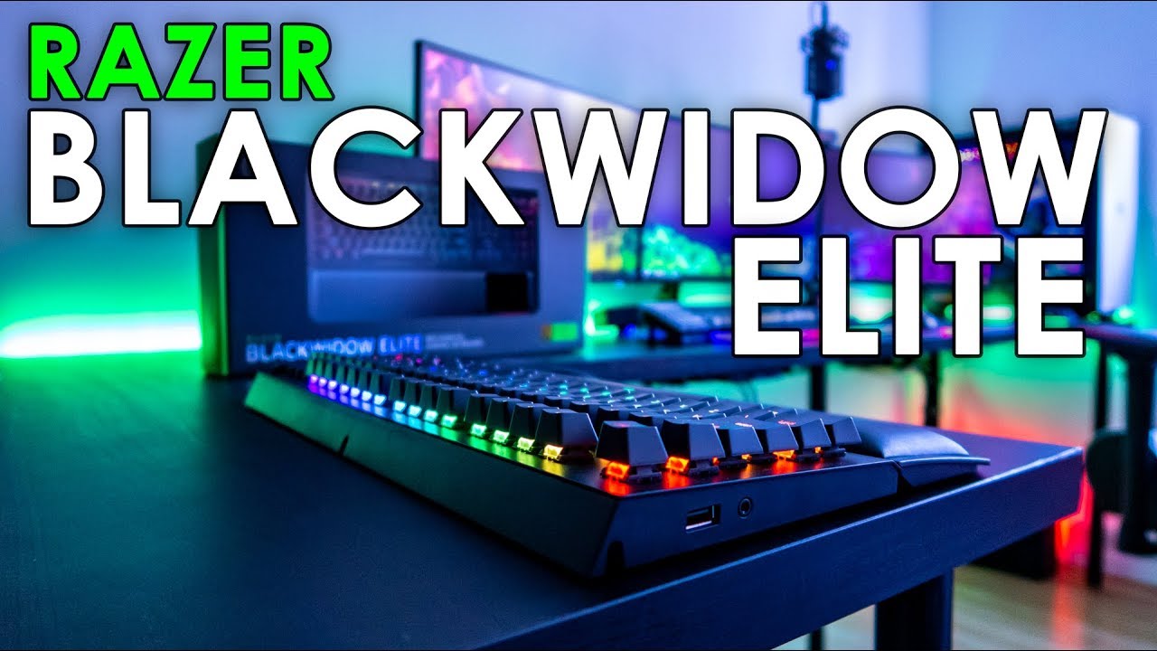 Распаковка Razer BlackWidow Elite