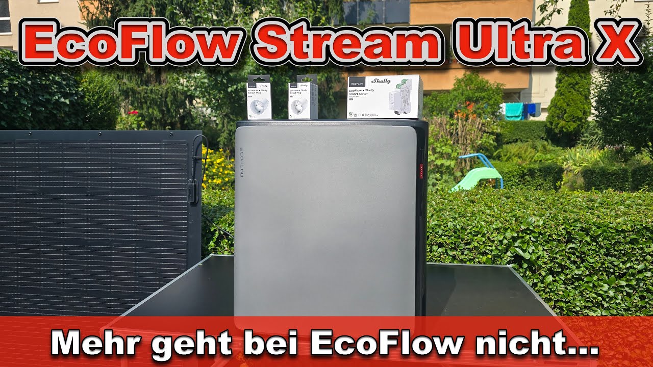 EcoFlow STREAM Ultra X – 3,84 kWh Plug‑and‑Play Balkon‑Solarspeicher | Flaggschiff der STREAM Serie