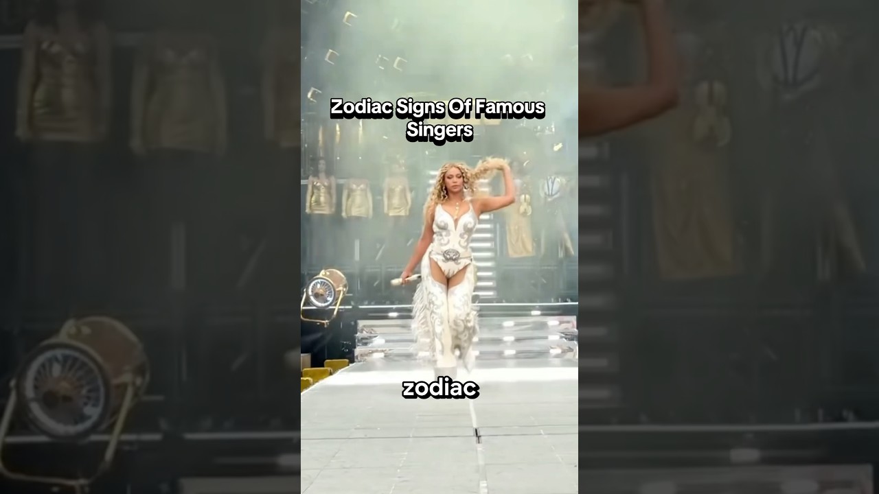 The Zodiac Signs of Famous Singers #astrology #zodiac