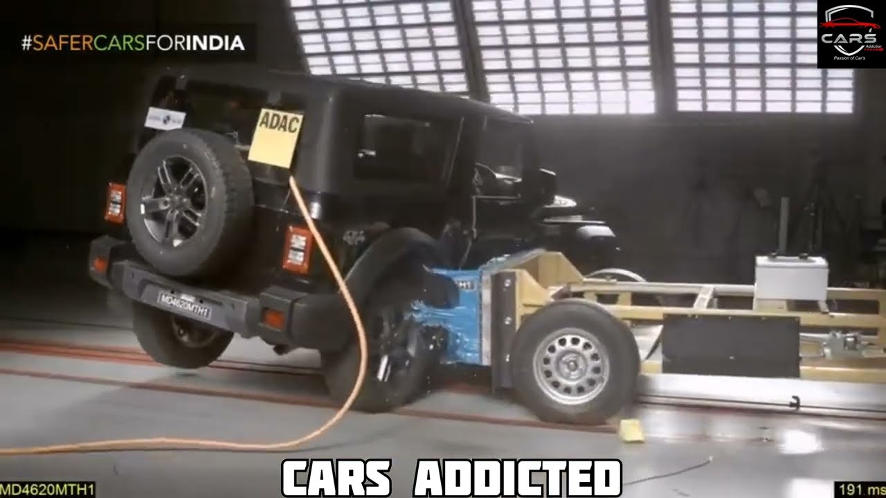 Crash test of Mahindra thar😈 All ratings ! Global NCAP ratings! Thar 4&times;4 2023