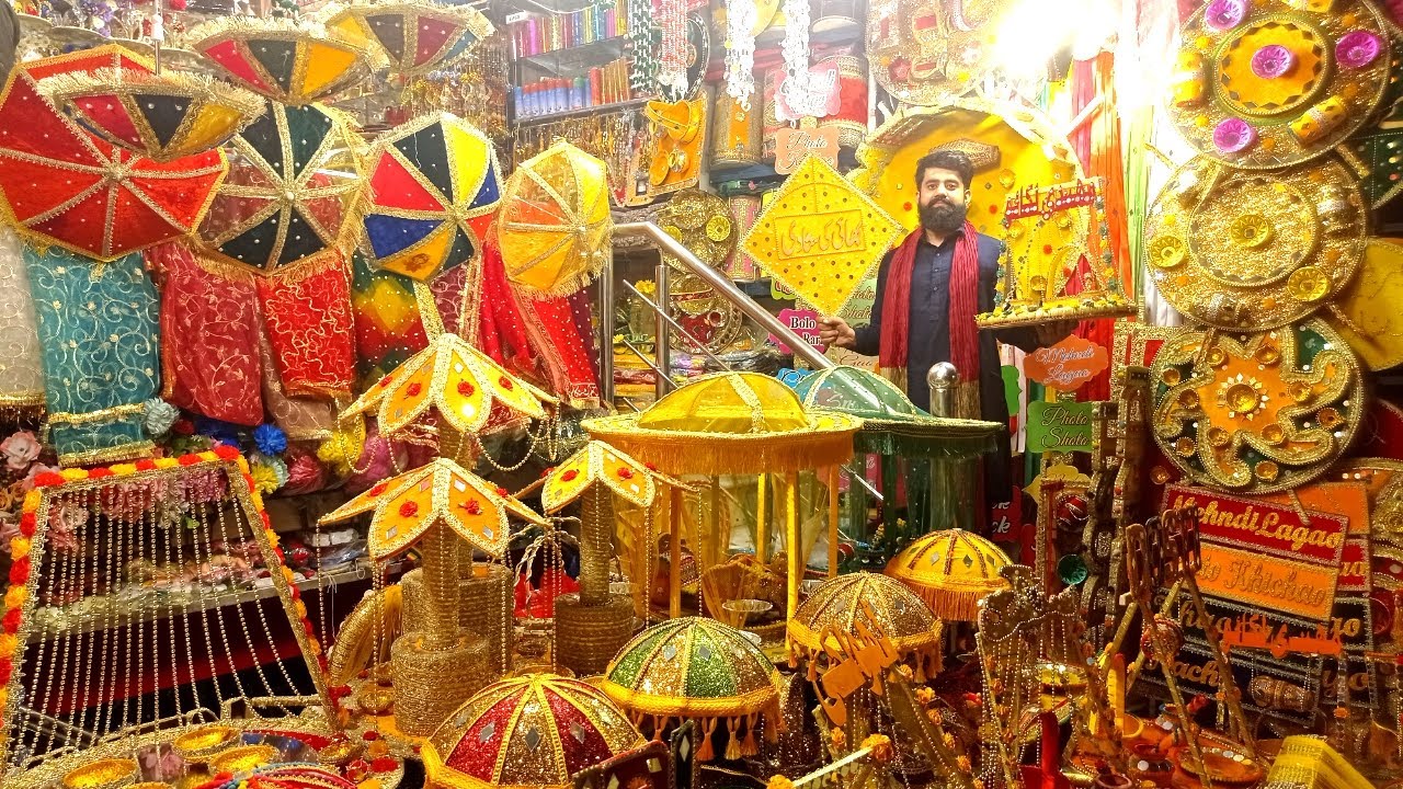 Mehndi & Mayoon Rasam Ka Saman | Mehndi Decoration Items Wholesale Market in Rawalpindi