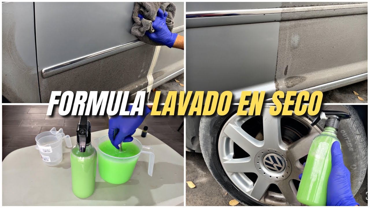 COMO HACER O FABRICAR UN LAVADO EN SECO PARA AUTO / Waterless