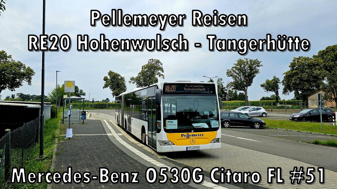Pellemeyer Reisen - Linie SEV-RE20, Mercedes-Benz O530G Citaro FL #51