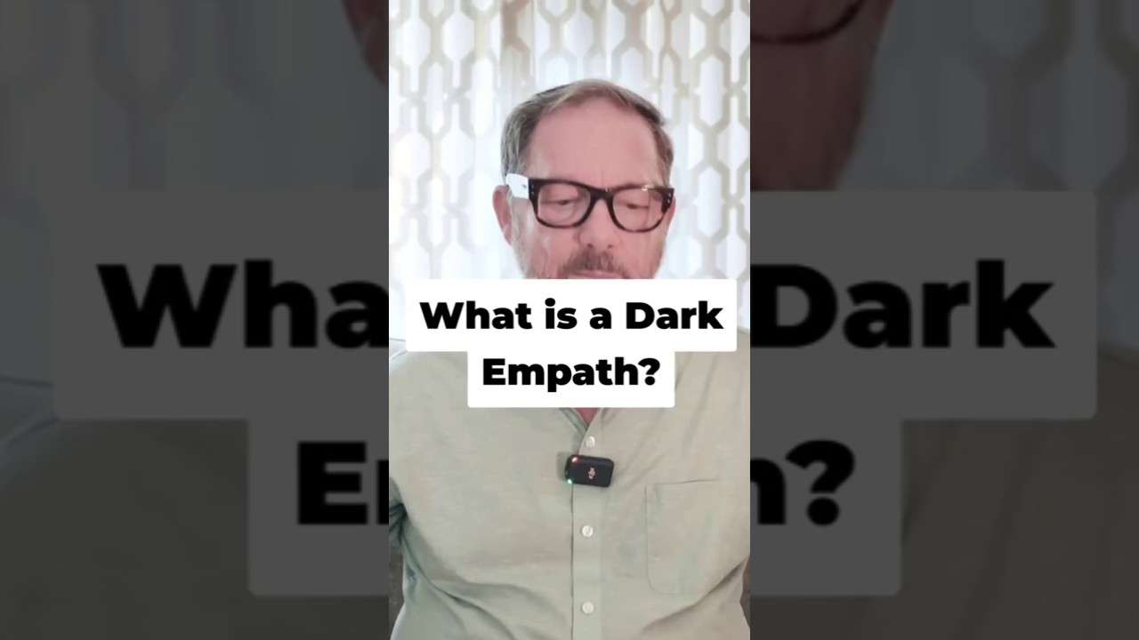 What is a Dark Empath #mentalhealth #therapy #therapist #mindset #health