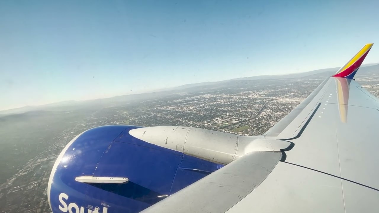 Southwest Airlines Boeing 737-700 | Burbank to Oakland CA | BUR-OAK