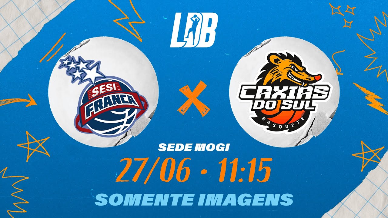 LDB 2025 | SESI Franca x Caxias Do Sul Basquete | 1ª Fase | Sede Mogi | 27/6/25 | Só Imagens | 11:15