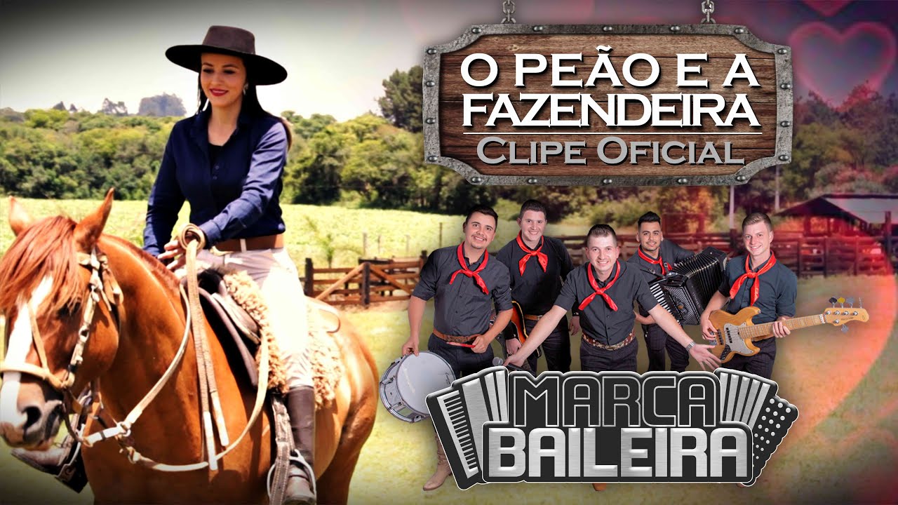 Grupo Marca Baileira - O Peão e a Fazendeira (Clipe Oficial) #músicagaúcha
