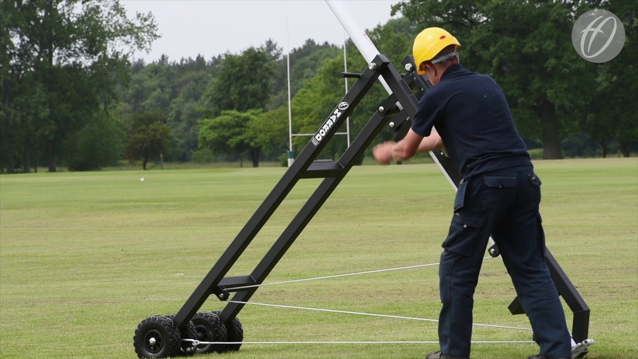 Hinged Rugby Post Lifter