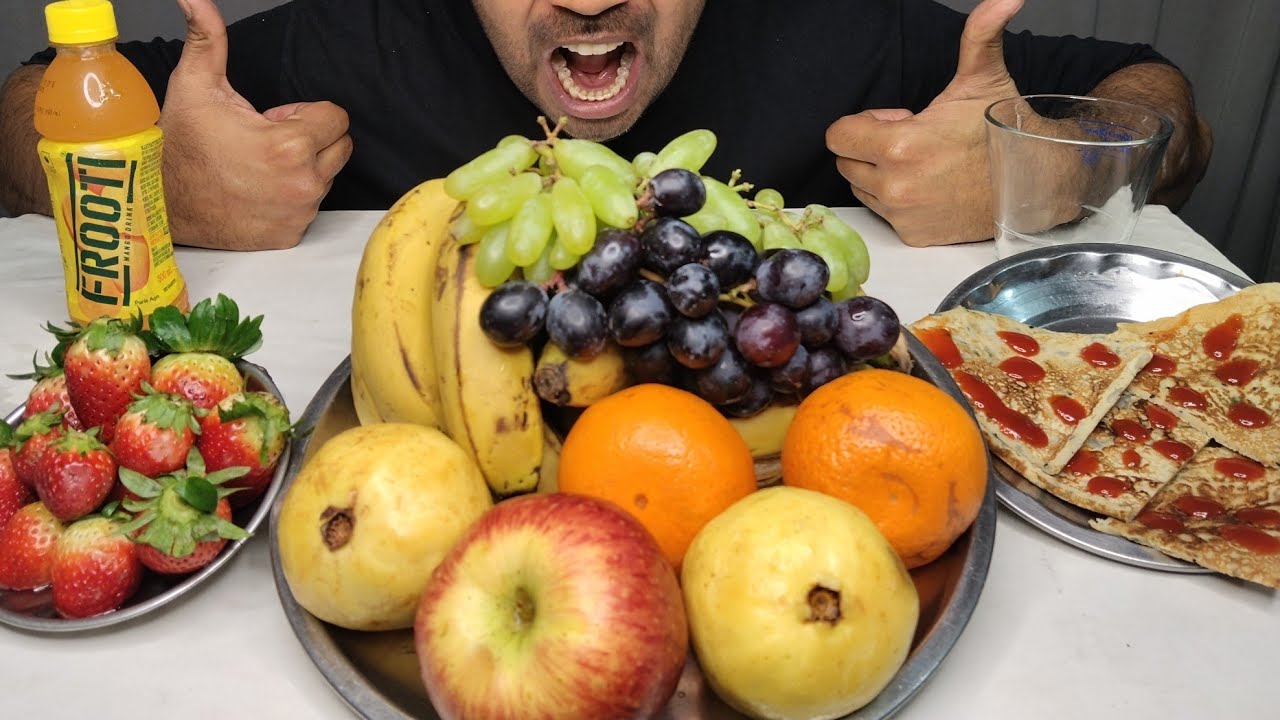 Fresh Fruits ASMR | Crunchy & Juicy sound#fruitsasmr#eatingsounds #bhfyp #asmrindia #muckbangs 