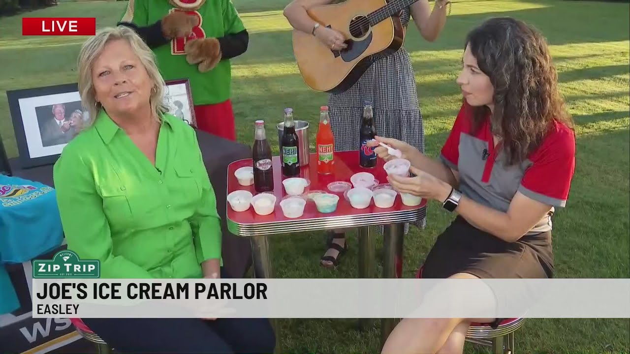 Zip Trip: Julie Ellison, Joe's Ice Cream Parlor and Ella Hennessee, performer