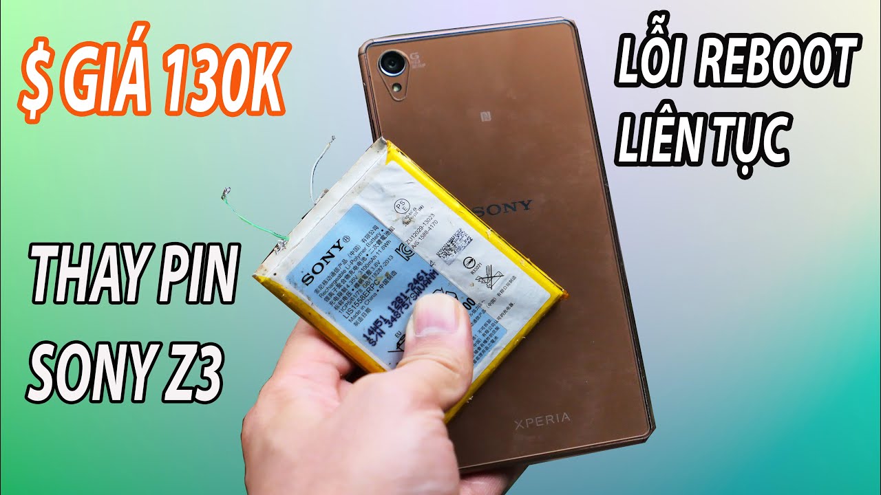 Mua Pin Sony Z3 về tự thay vì lỗi sập nguồn, khởi động lại liên tục Trên Shopee với giá 130k