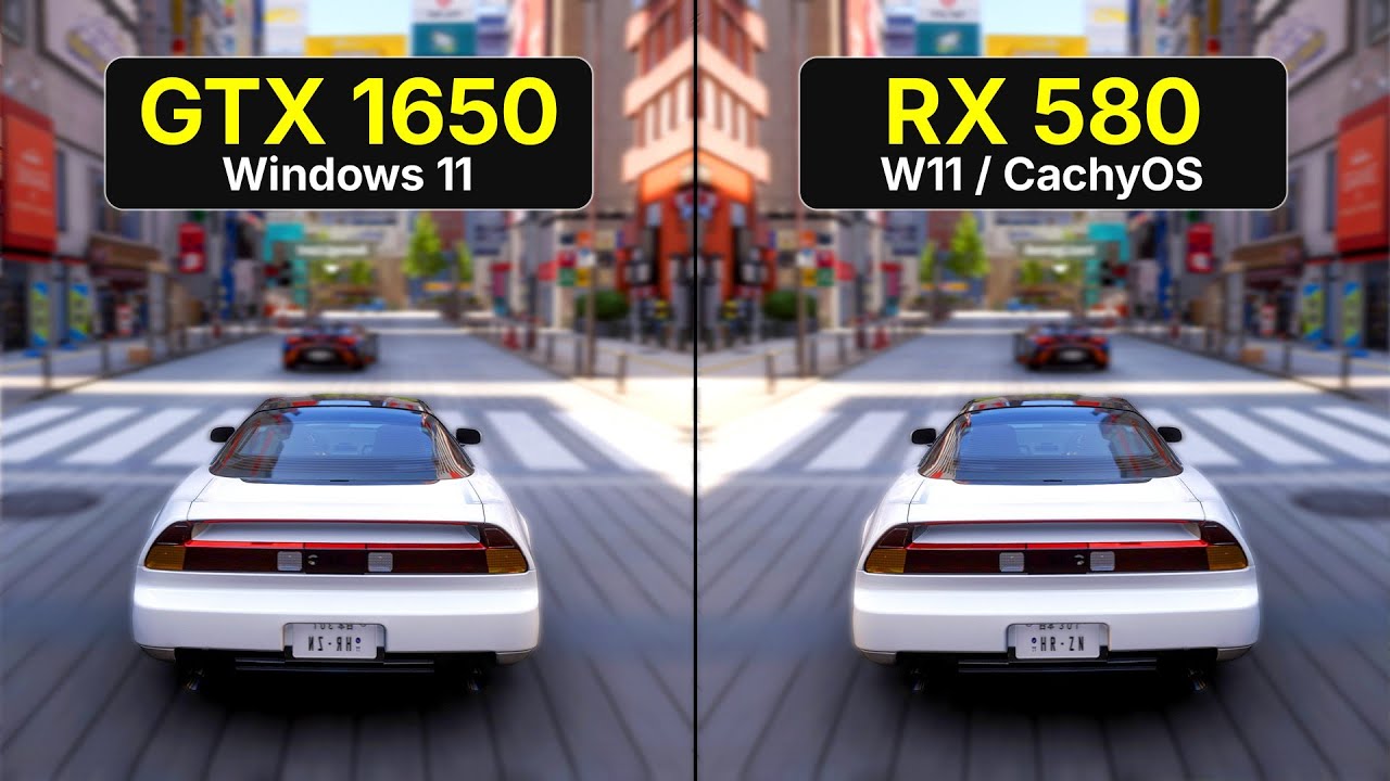 GTX 1650 vs RX 580 in 2026 🔥 Windows 11 vs Linux CachyOS Benchmark!