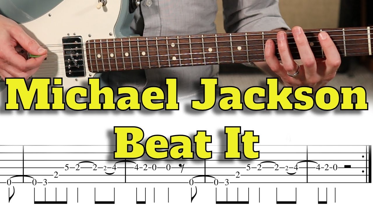 Michael Jackson - Beat It Intro | Step by Step Guitar Lesson