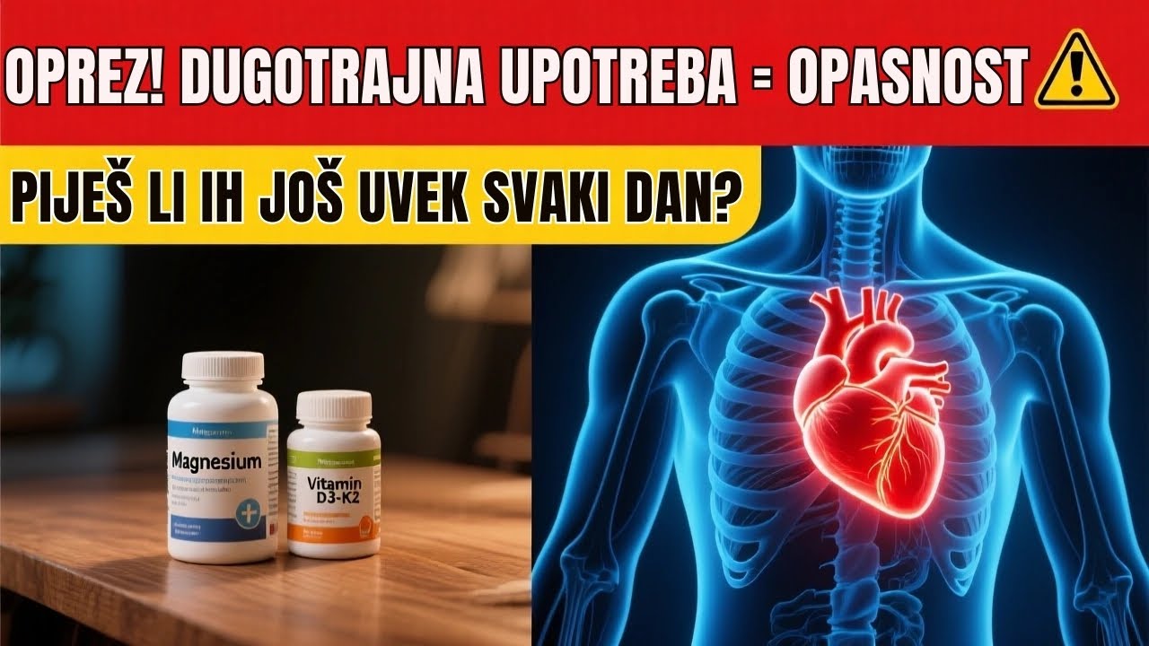 OPREZ! D3, K2 i Magnezijum Posle 50 - Ova Gre&scaron;ka Može Da Vam Uni&scaron;ti Zdravlje | Zdrav Život