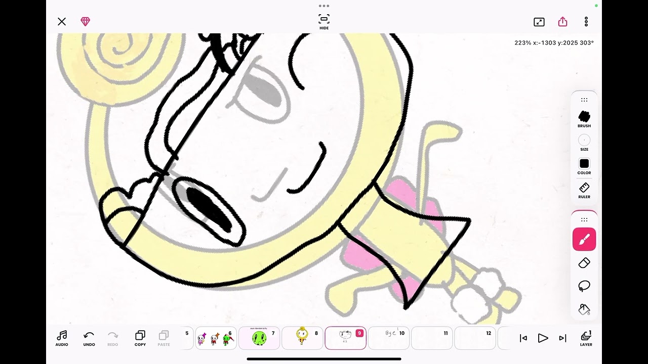 Bassie speed paint!