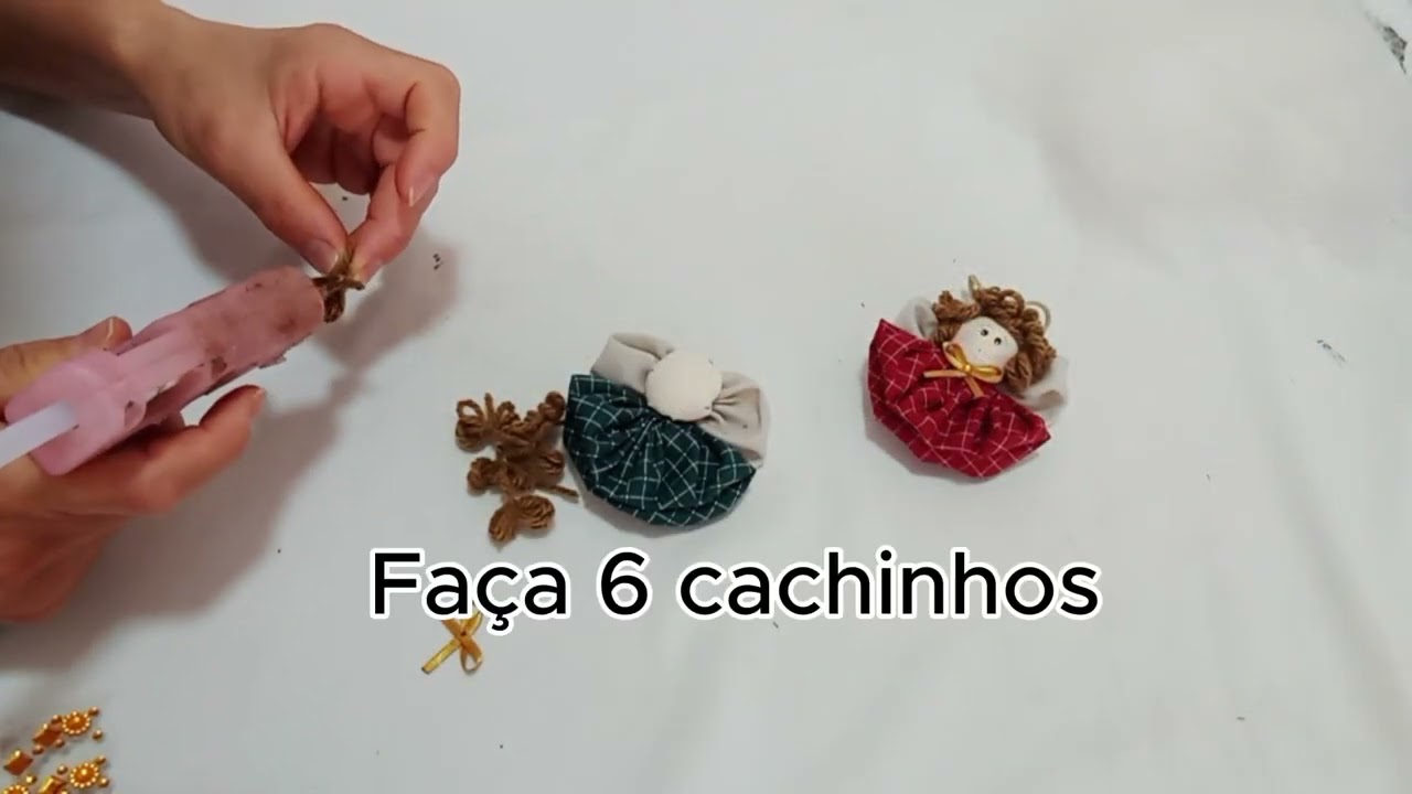 “DIY: Anjinho de Fuxico Fácil – Artesanato Lindo e Prático”