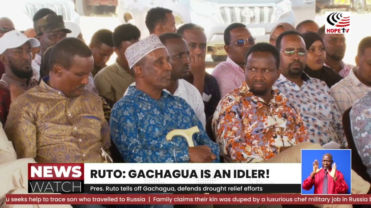 President  Ruto tells off Gachagua, defends drought relief efforts
