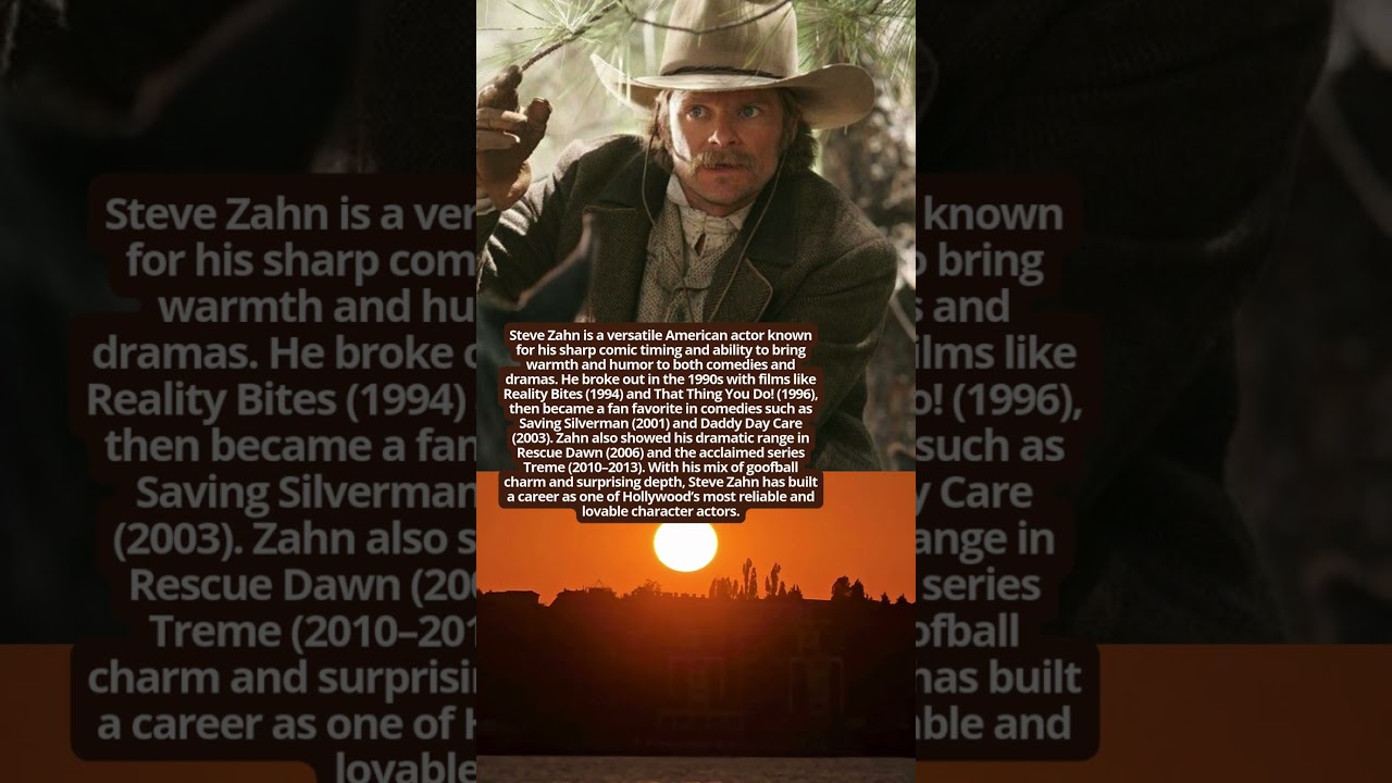 Steve Zahn The Scene Stealing Character Actor #hollywoodbuzz #history #facts