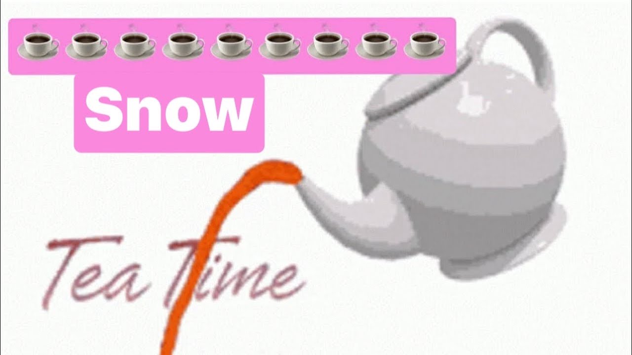 January 27, 2026 #teatime #snow #PinkeeJean 