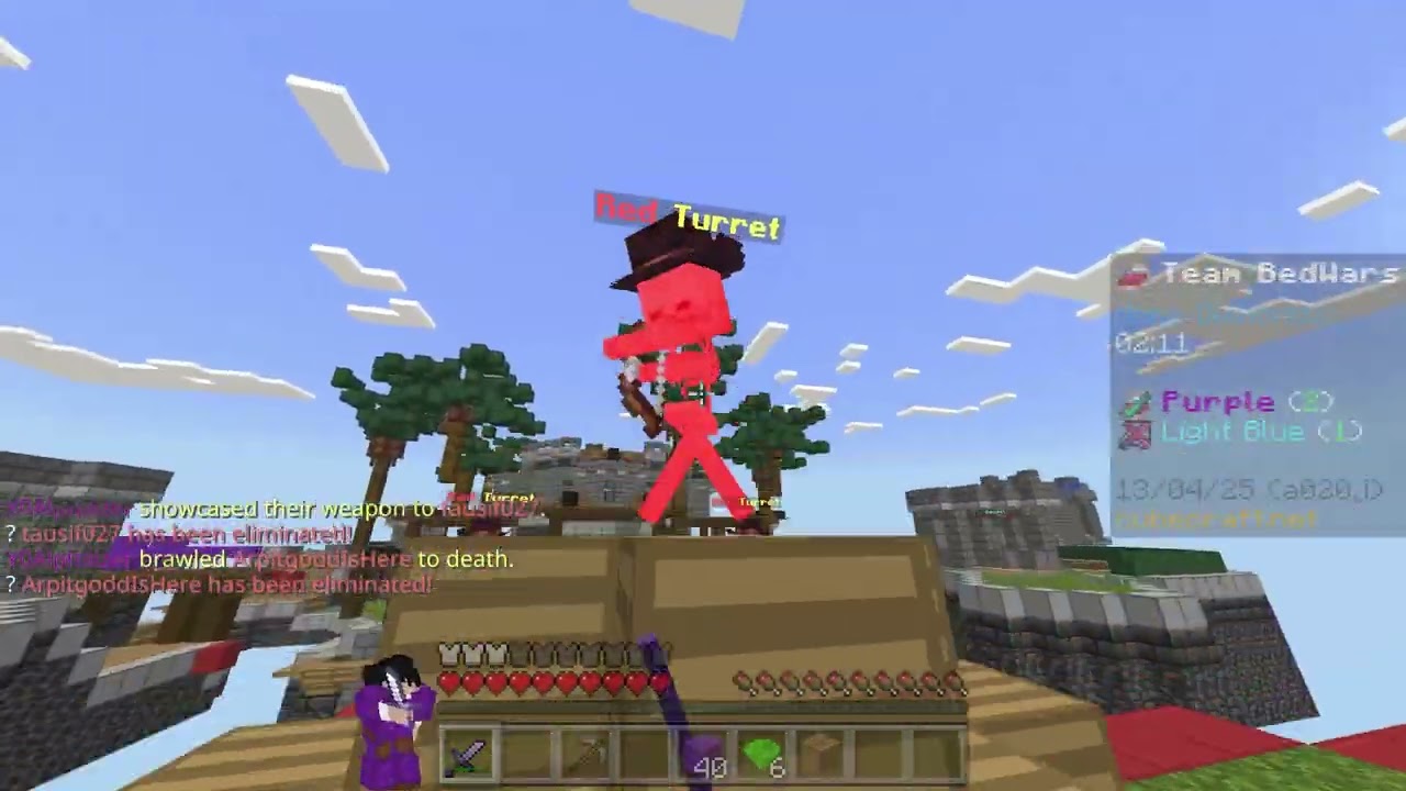 CubeCraft Bedwars Teams of 2 | Overpowered Mode Gameplay 3