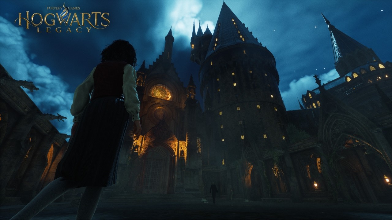 [4K] Spring Stroll in Hogwarts Castle | Hogwarts Legacy Ambience & Music