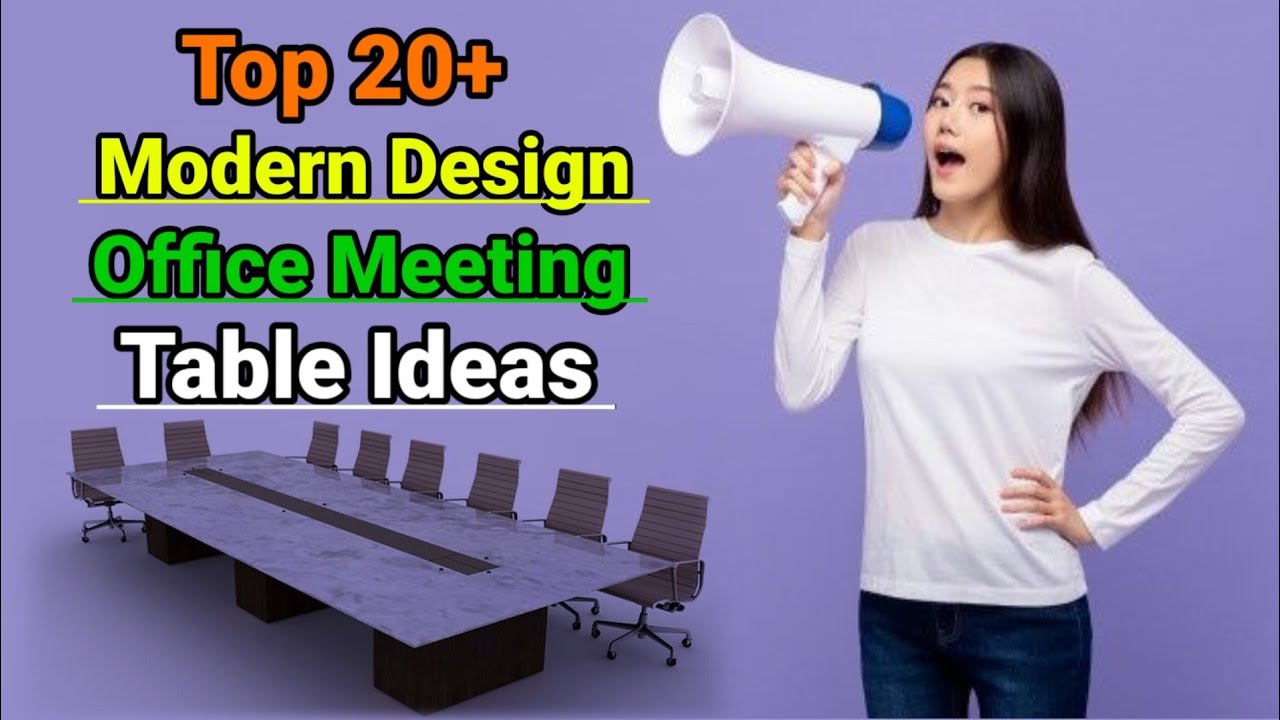 Top 20+ modern design office meeting table ideas 💡 | wooden, glass and marble meeting table ideas