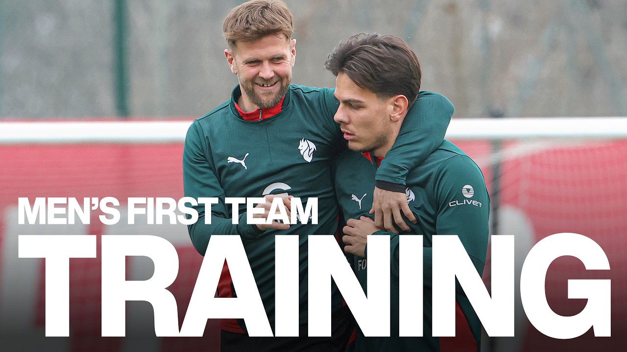 Doppia sessione di allenamento per i rossoneri in vista di #CremoneseMilan