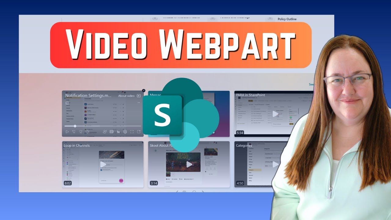 Создавайте привлекательные страницы SharePoint с видео.