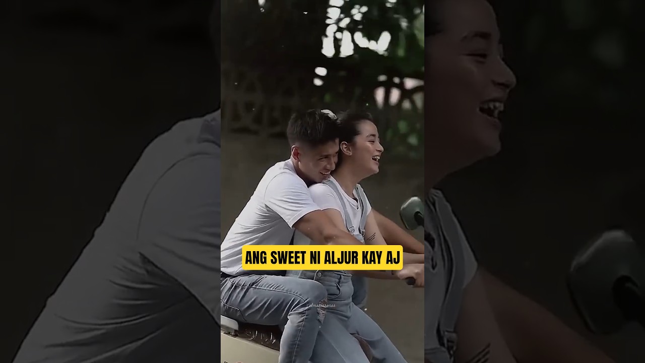 LOOK: ALJUR ABRENICA GANITO PALA KA SWEET KAY AJ RAVAL, IBA TALAGA PAG IN LOVE! #shorts #fyp #couple