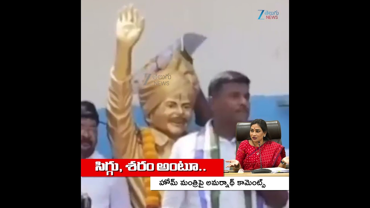 YSRCP Amarnath Sensational Comments on Home Minister Anitha | AP Political News | Zee Telugu News