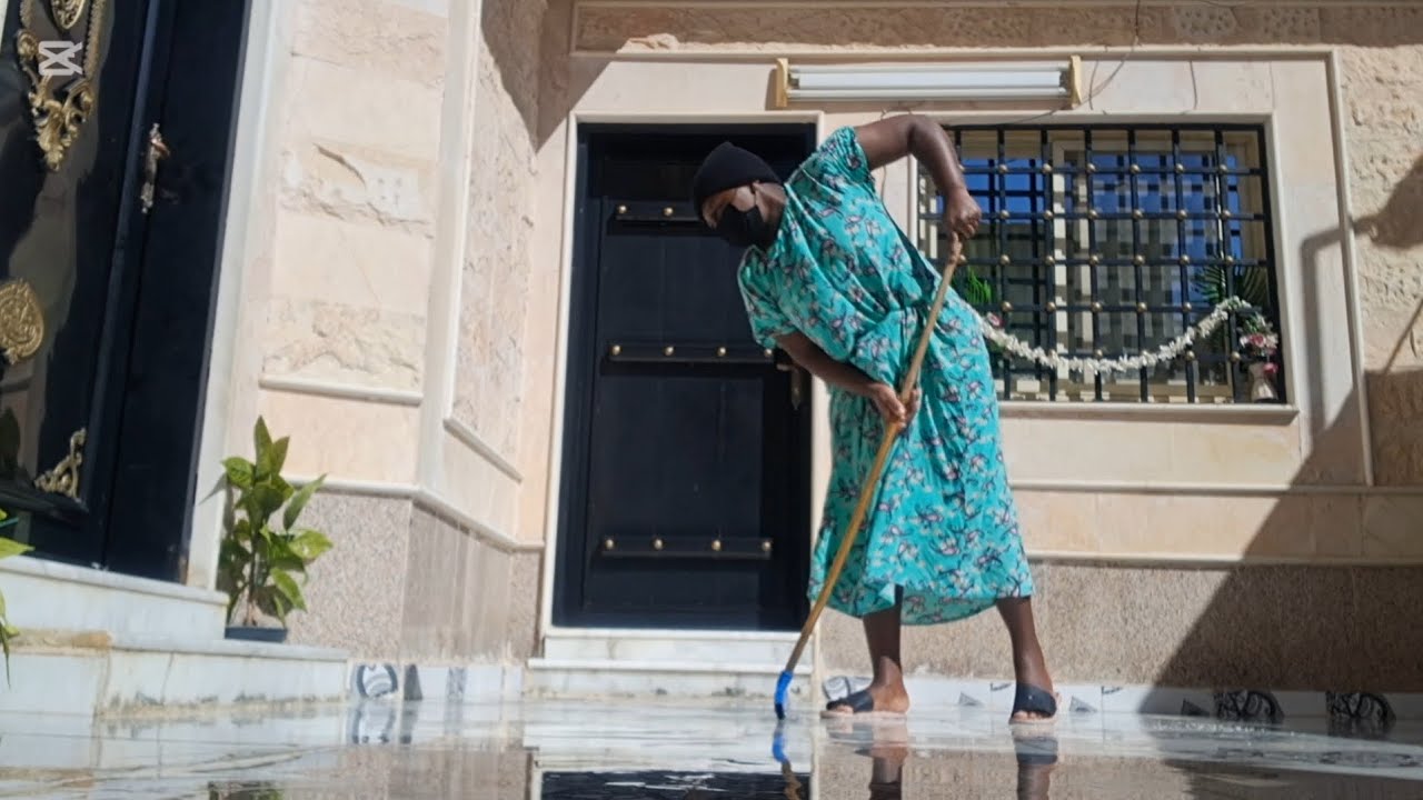 You will not believe that I do this activity everyday as a housemaid  in Saudi Arabia 🇸🇦 #kadama 