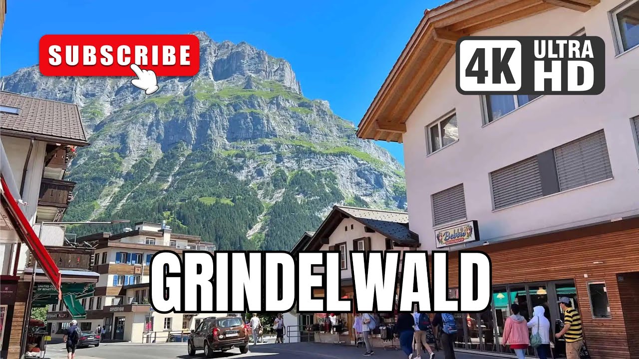 Suisse GRINDELWALD EIGER ULTRA TRAIL 4k Ultra HDجولة بأجمل مدينة سويسرية