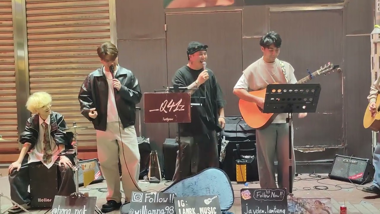 活著VIVA / 重口味 / 黑色狂迷 (Cover) @旺角銀行中心E2 Busking 2025.03.22