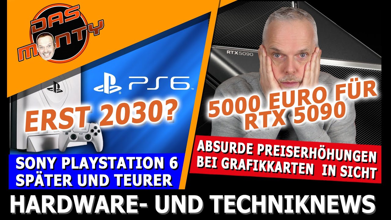 Absurde Grafikkartenpreise in 2026- 5000 Euro f&uuml;r RTX 5090 | Playstation 6 erst 2030 | 9070XT brennt