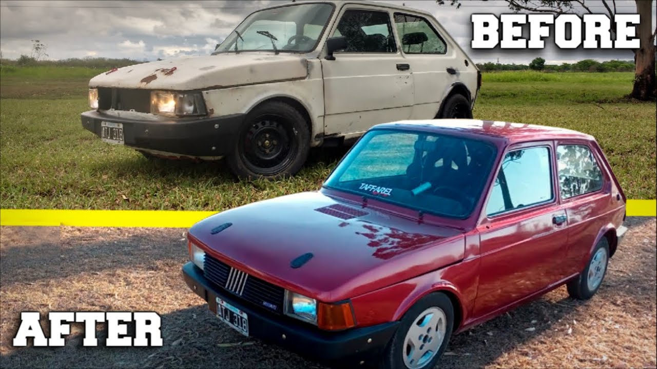 BUILDING A FIAT 147 IN 10 MINUTES I ARMANDO MI FIAT 147 DESDE CERO  😍